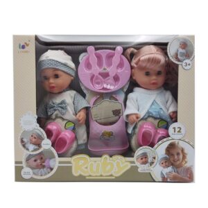 17473589647255-300x300-1.jpg 12 Inch Baby Dolls Toys Kit With Dress Up Accessories English 12 Sounds