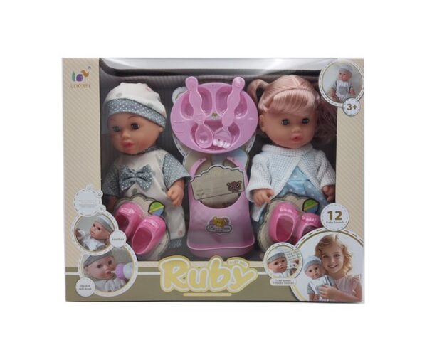 17473589647255.jpg 12 Inch Baby Dolls Toys Kit With Dress Up Accessories English 12 Sounds