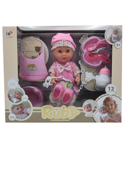 17473589649326.jpg 12 Inch Baby Dolls Toys Kit With Dress Up Accessories English 12 Sounds