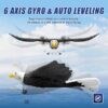 17473596043465-100x100-1.jpg 2.4G Eagle 2 CH Remote Control Foam Glider Flying Toy for Kids Beginners RC Airplane Plane Glider by HAWKS WORK