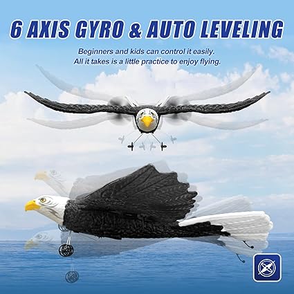 17473596043465.jpg 2.4G Eagle 2 CH Remote Control Foam Glider Flying Toy for Kids Beginners RC Airplane Plane Glider by HAWKS WORK
