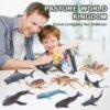 17479662729403.jpg 36Pcs Plastic Ocean Animals Sea Creatures Small Animal Figures Assorted Mini Plastic Animal Figurines Toy