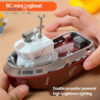 17483966926975.jpg 2.4g 1:32 Four Function Remote Control Submarine Mini Rc Toy Boat Ship Water Toys
