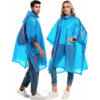 2 Pack Rain Ponchos for Adults Reusable