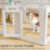 1f35ad47925dc42c203261b7745b138eb5d8500eaa5b18564e2ba782e656b392.jpg Clear Acrylic Dog Playpen with Door