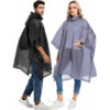2 Pack Rain Ponchos for Adults Reusable