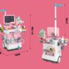 22-13-100x100-1.jpg Deluxe Pretend Play Electric Medical Cart Simulated Medicine Injection Carry Bag Toddlers Doctor Toy Set