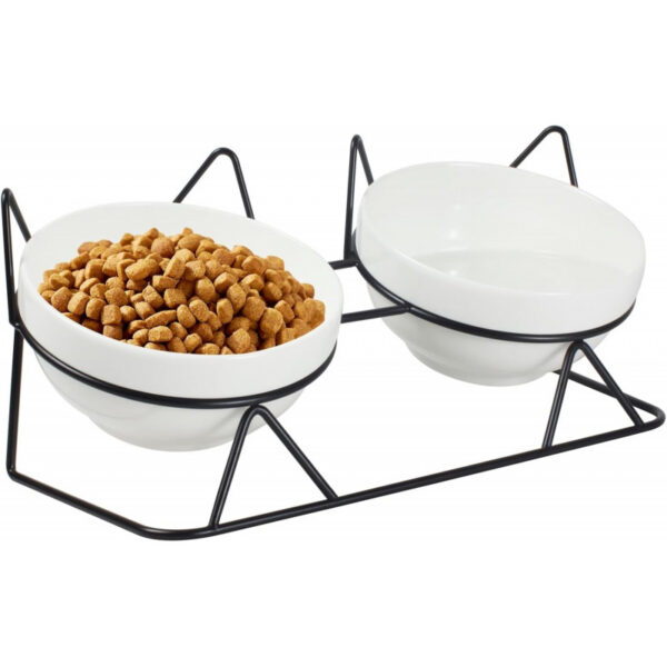 2ca47a22ce4b748158d4fadebdd139215d746a86772e234ced953bcb5d86d301.jpg Elevated Tilted Cat Bowls for Indoor Cats
