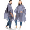 2 Pack Rain Ponchos for Adults Reusable