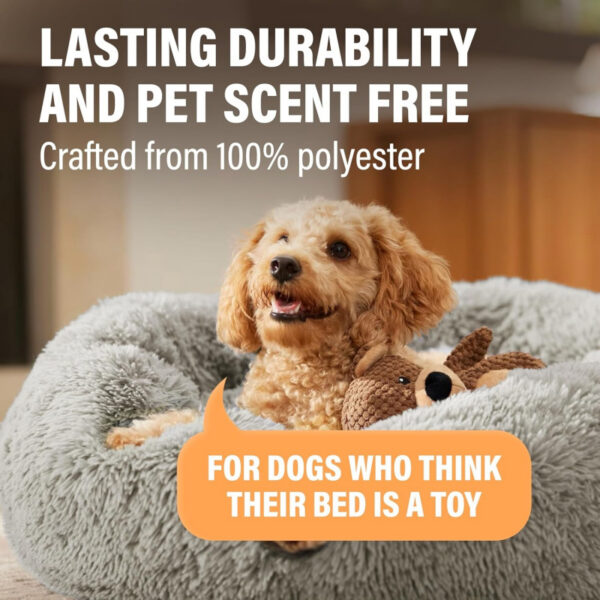 31a5614a74e3bc49e6355debd60c21ce23adf180326df9fd57142b7539c8383c.jpg Premium Small Donut Dog Bed, Fits Up to 45 lbs