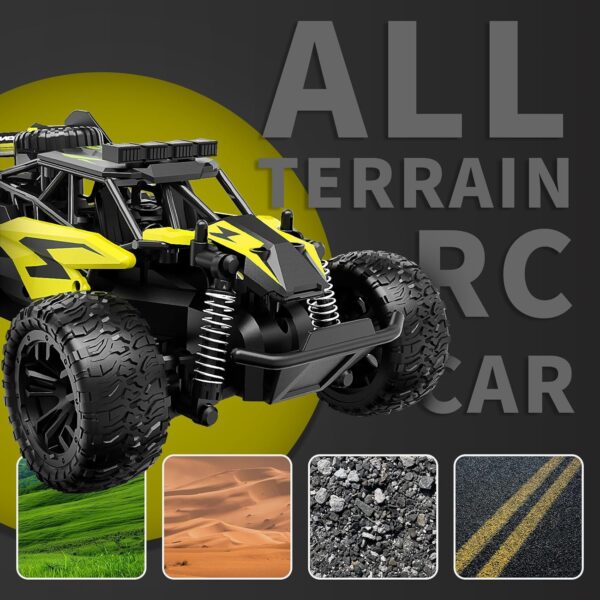 33-7-600x600-1.jpg Professional 24G High Speed Off Road 1:18 Scale Four Wheel Climber Light Radio Remote Control 1:18 Off Road RC Car