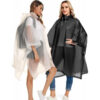 2 Pack Rain Ponchos for Adults Reusable