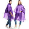 2 Pack Rain Ponchos for Adults Reusable