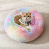 383e6adbba09d8bbac990c07d72fea59240d411a26ec0b2cf3514b237d9ffd39.jpg Small Dog Bed, Calming Soft Anti-Anxiety Donut Cat Bed