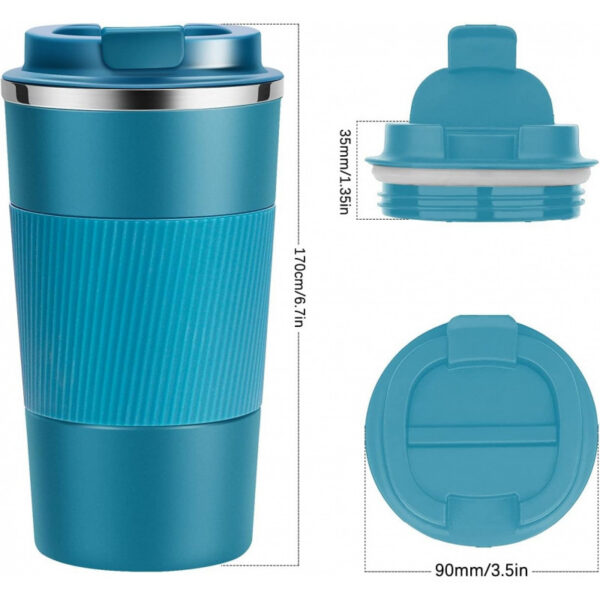 3c81c2dcb4cbf093a329f3348f236b68665598769213ab0caa60864e30fafd95.jpg 17oz Travel Coffee Cups Insulated Mug Thermal Tumbler to Go