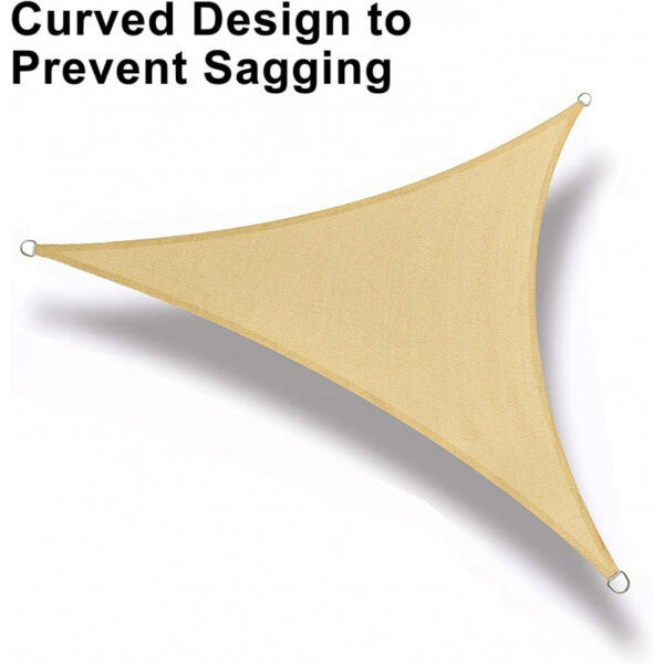 3dcdba5eb47abe856e156bd99ad3df164328c739de63271c346615b1df22b3e1.jpg BRIVANCO 12' x 12' x 12' Triangle Sun Shade Sail