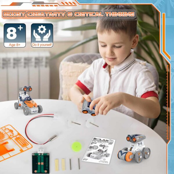 4-4.jpg 21 In-1 Solar Robot Building STEM Toy Educational Toy Battery Solar Powered STEM Building Toy Set with 210 Pieces