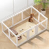 40ae134cfe55c3f92aa83e4dd5b3a82c6811f1fb33a66976152843950e7a712a.jpg Clear Acrylic Dog Playpen Indoor