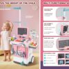 44-13-100x100-1.jpg Deluxe Pretend Play Electric Medical Cart Simulated Medicine Injection Carry Bag Toddlers Doctor Toy Set