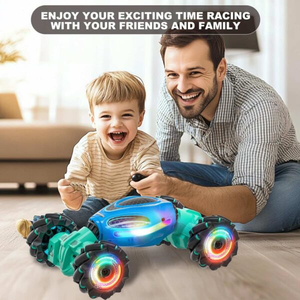 44-4.jpg 1:18 Scale 4wd Transform Off Road 360 Flips Rotating LED Lights Music Kids Gift Hand Gesture Sensing RC Stunt Car