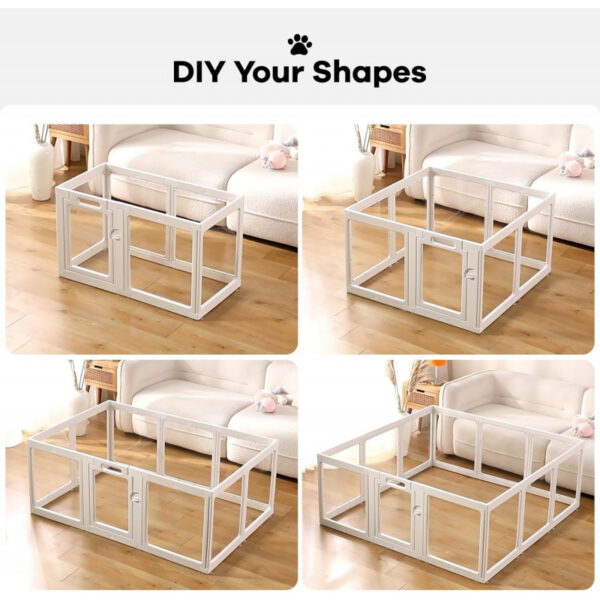457b09e65ca482dc8d16bda77742cc6c2e09e071dcf82612d2bd99ed43abe7f2.jpg Clear Acrylic Dog Playpen Indoor