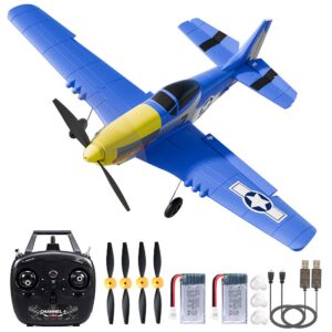 4CH-P51B-Razorback-01.jpg 2.4GHz RC Fixed Wing Plane Brushless Motor Starter RC Hobby Kit RTF Gyro-Assist for Beginners Electric Foam Plane