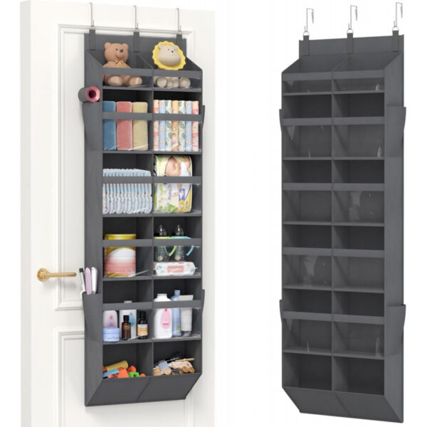 4c5427f86f9ca2dc0eccfc49879155ff393deb79b37194d96bad472f1f857370.jpg 1 Pack Over the Door Organizer