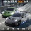 55-4-100x100-1.webp 1 24 Scale 4WD 2 4GHz High Speed 20KMH LED Linkage Light Set Indoor Mini Electric Racing Full Remote Control Drift RC Car
