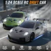 55-4-600x600-1.webp 1 24 Scale 4WD 2 4GHz High Speed 20KMH LED Linkage Light Set Indoor Mini Electric Racing Full Remote Control Drift RC Car