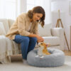 5582ce46227bf1b69861be826149a4eee9fdf4e148b61292509f7390dd8d5669.jpg Calming Donut Dog and Cat Bed for Indoor Cats