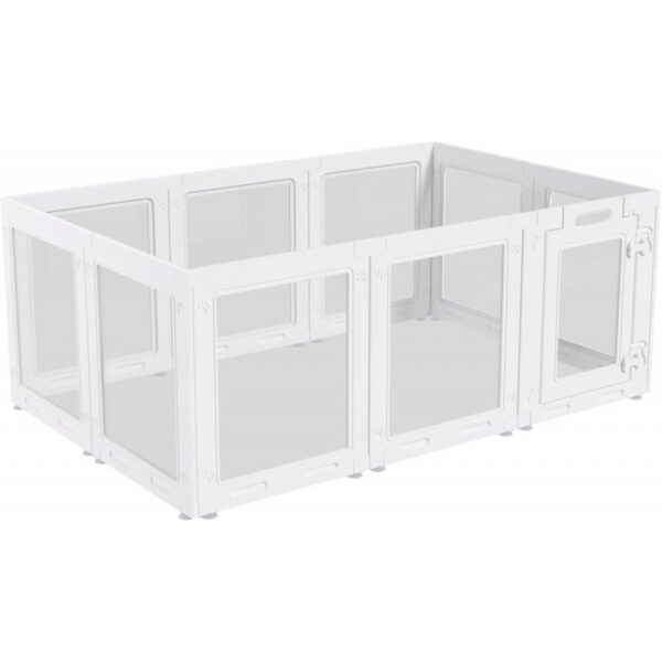59d605c9d94d673459752c80ae511f3d9ea2c183cc122ff4eab5f703b9aac997.jpg Clear Acrylic Dog Playpen with Door