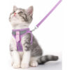 5be7fec9b35113bc9f7f95417eac13db67a47937e61a65f4be360c86fad002c7.jpg Cat Harness and Leash Set for Walking Escape Proof