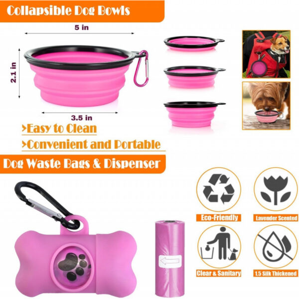 No Pull Dog Harness, Collar & Leash Set| Includes Dog Seat Belt