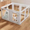 64257b2a187c89f70870c04f8ac4bdff97c54662842f0b2fc11da37290274ee2.jpg Clear Acrylic Dog Playpen with Door