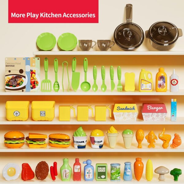 66-1.jpg 82CM Simulation Tableware Family Cooking Water Spray Steam Lights Sound Sink Pretend Toddler Kitchen Toy