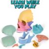 66-4-2.jpg STEM Toy Medical Science Anatomy 17pcs Human Skull Model with 10 Educational Cards DIY 3D Anatomy Puzzle Toy