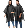 2 Pack Rain Ponchos for Adults Reusable
