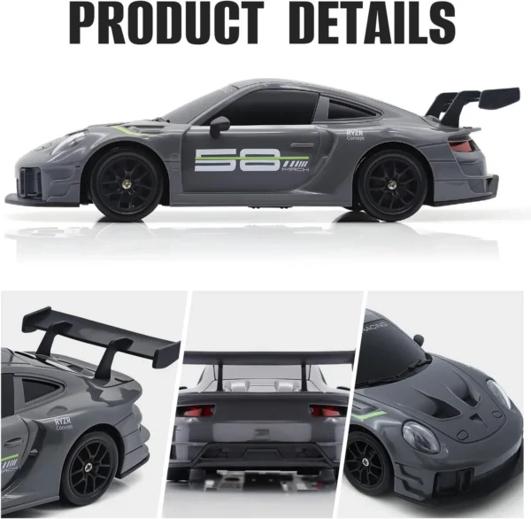 77-2.webp 1 24 Scale 4WD 2 4GHz High Speed 20KMH LED Linkage Light Set Indoor Mini Electric Racing Full Remote Control Drift RC Car