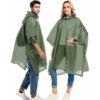 2 Pack Rain Ponchos for Adults Reusable