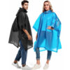 2 Pack Rain Ponchos for Adults Reusable