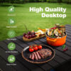 85e6c1f53723c5684ad6af716a6ded1f8b00f5a918c614f555b26a629fbfaf83.jpg BRIVANCO Folding Camping Table