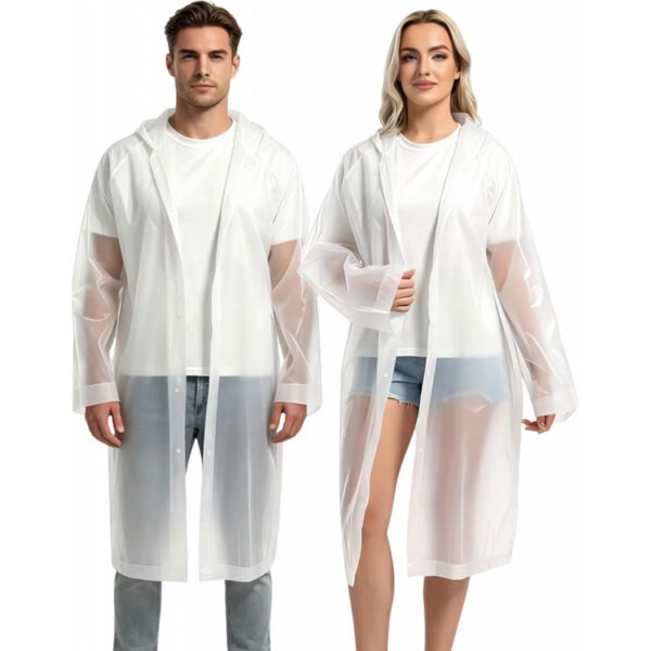 2PCS Rain Ponchos for Adults
