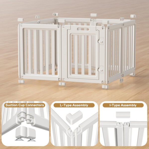 8faf519746fdcaf72f46d39e5d48a2045b1f3eae8a7e8c724f85795fbc95cac0.jpg Dog Playpen, Clear Dog Pen, Indoor Dog Pen