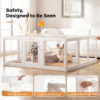 900019e4a78ef4c5a4f81620008850414ab8311773ae64453309e69eef55d1d6.jpg Clear Acrylic Dog Playpen Indoor
