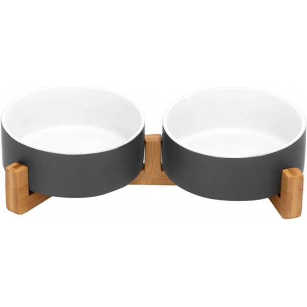 Ceramic Dog and Cat Bowl