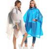 2 Pack Rain Ponchos for Adults Reusable