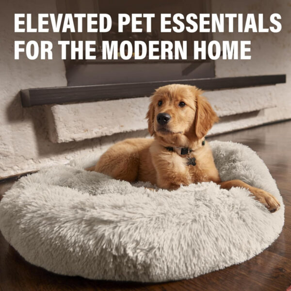 95725886006e6df3dc302f8f130c7f6550997d76c0e838a47bbd32542ff58a36.jpg Premium Small Donut Dog Bed, Fits Up to 45 lbs