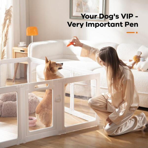 95b66c5f30bee57240cf95329ebd6254687d50e5e83eb949aa84726381bbd24b.jpg Clear Acrylic Dog Playpen Indoor