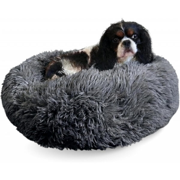 983fe2b8595b923952e837cfe35eaaa39d3672ef3140c71b50ad72226ec45248.jpg Premium Small Donut Dog Bed, Fits Up to 45 lbs