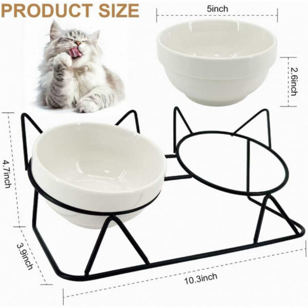 9b8aaf39fdf7dff20837081a18c020176ab00bfbeea49532f9c926d813e2f904.jpg Elevated Tilted Cat Bowls for Indoor Cats